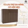 Tủ Lưu Trữ Đa Năng Có Hộc Kéo, Tủ Sách, Tủ Decor Gỗ MDF Cao Cấp Sang Trọng, Lắp Ráp Sẵn