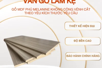 Ván gỗ làm kệ Nestly Home gỗ MDF phủ melanine không công vênh cắt theo yêu kích thước yêu cầu