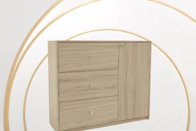 Tủ Lưu Trữ Đa Năng 4 Ngăn, Tủ Decor tối Sản, Gỗ MDF Cao Cấp Lắp Ráp Sẵn